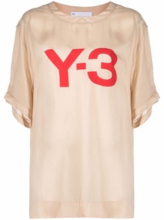 Y-3 футболка с короткими рукавами и логотипом