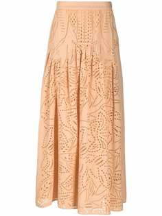 Alberta Ferretti юбка миди с вырезами