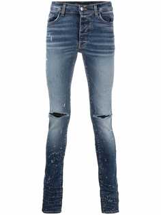 AMIRI джинсы скинни с эффектом потертости