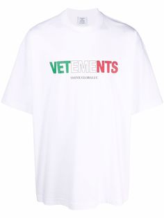 VETEMENTS футболка с логотипом