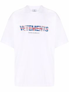 VETEMENTS футболка с логотипом