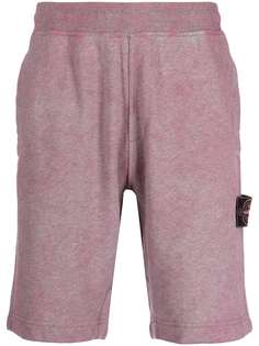 Stone Island шорты с нашивкой-логотипом