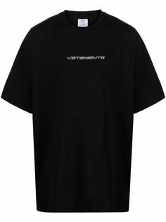 VETEMENTS футболка с логотипом
