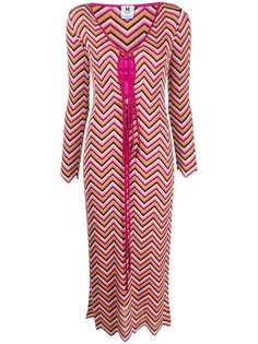 M Missoni платье миди с узором зигзаг