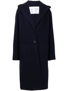 Proenza Schouler White Label однобортное пальто с капюшоном