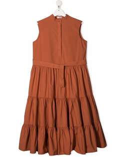 Brunello Cucinelli Kids платье с декором Monili