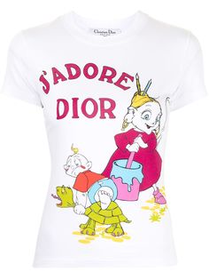 Christian Dior футболка pre-owned с принтом Jadore Dior