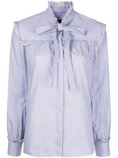 PS Paul Smith полосатая блузка с оборками
