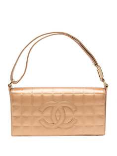 Chanel Pre-Owned сумка-тоут Choco Bar 2002-го года