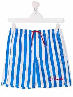 Mc2 Saint Barth Kids полосатые плавки-шорты Jean