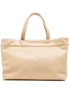 Chanel Pre-Owned сумка-тоут 2002-го года с логотипом CC
