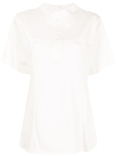 LVIR футболка с пуговицами на воротнике