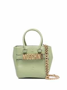 Moschino сумка-тоут размера мини с логотипом
