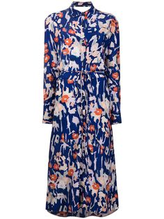 Proenza Schouler White Label платье-рубашка с цветочным принтом