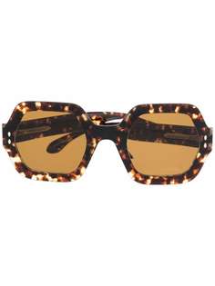 Isabel Marant Eyewear солнцезащитные очки в массивной оправе