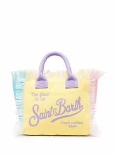 Mc2 Saint Barth Kids сумка-тоут в стиле колор-блок с бахромой