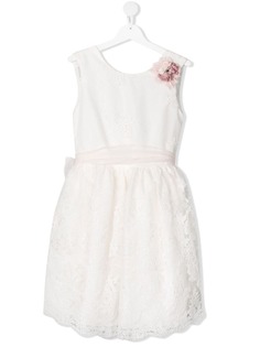 Mimilù платье с кружевом