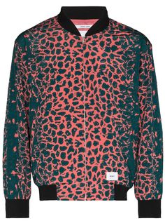 WTAPS бомбер с леопардовым принтом (W)Taps