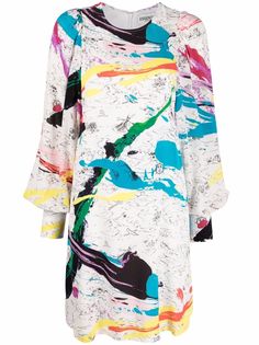 Essentiel Antwerp платье мини с эффектом разбрызганной краски