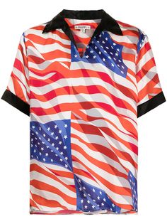 Phipps рубашка с принтом American Flag