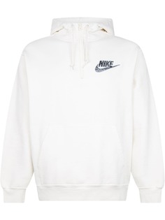 Supreme худи с воротником на молнии из коллаборации с Nike