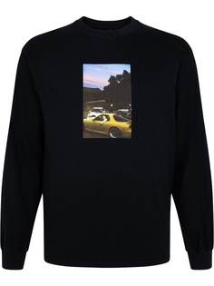 Travis Scott футболка Jackboys с длинными рукавами и фотопринтом