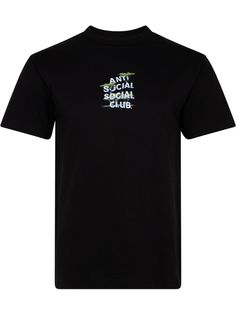Anti Social Social Club футболка Retired с логотипом