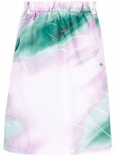 adidas юбка с акварельным принтом