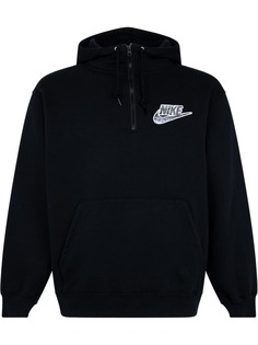 Supreme худи с воротником на молнии из коллаборации с Nike