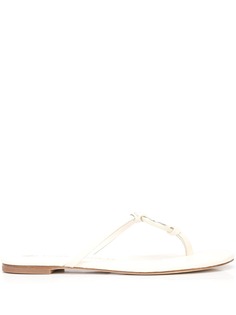 Tory Burch шлепанцы с монограммой