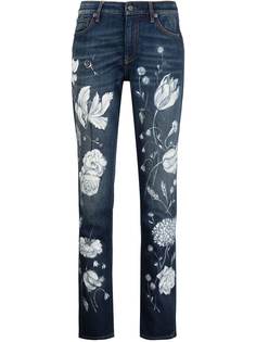 Ralph Lauren Collection узкие джинсы с цветочным принтом