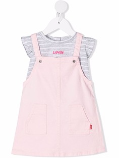 Levis Kids платье с вышитым логотипом