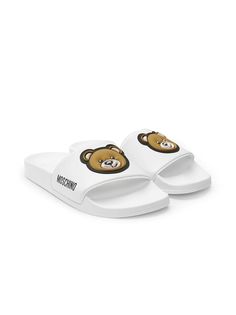 Moschino Kids шлепанцы Teddy Bear