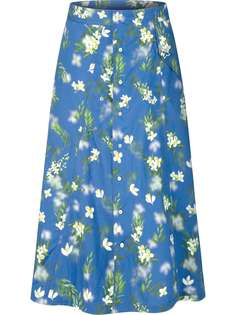PortsPURE юбка А-силуэта с цветочным принтом
