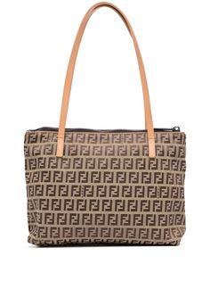 Fendi Pre-Owned сумка-тоут с узором Zucchino