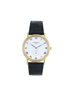 Patek Philippe наручные часы Calatrava Clous De Paris 33 мм 1990-х годов