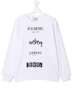 Iceberg Kids толстовка с логотипом