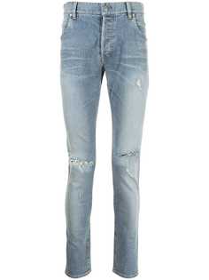 Balmain джинсы скинни с вышитым логотипом