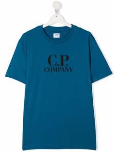 C.P. Company Kids футболка с принтом Goggle