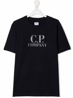 C.P. Company Kids футболка с принтом Goggle