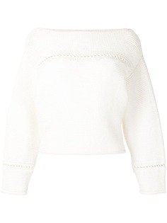 Proenza Schouler White Label джемпер с вырезом-лодочкой
