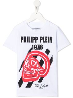 Philipp Plein футболка с принтом Skull