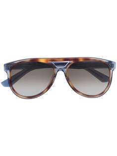 Salvatore Ferragamo Eyewear солнцезащитные очки-авиаторы черепаховой расцветки