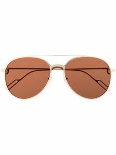 Cartier Eyewear солнцезащитные очки-авиаторы C de Cartier