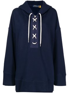 Polo Ralph Lauren худи оверсайз со шнуровкой