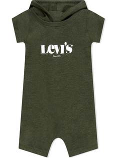 Levis Kids ромпер с капюшоном и логотипом