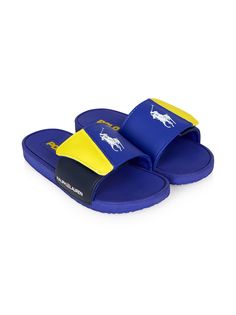 Ralph Lauren Kids шлепанцы с логотипом