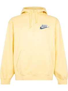 Supreme худи с воротником на молнии из коллаборации с Nike