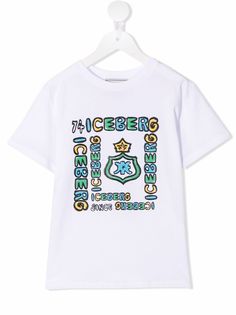 Iceberg Kids футболка с графичным принтом