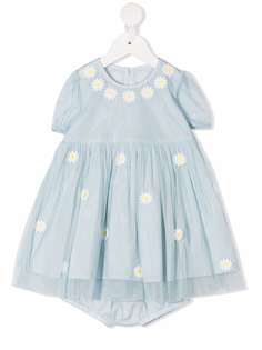 Stella McCartney Kids платье с цветочной вышивкой